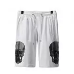 philipp plein bean jogging short pant two skull white